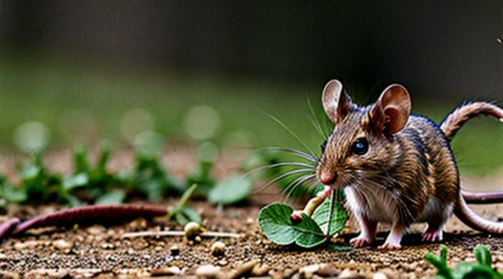What field mice eat in domestic conditions