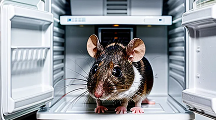 What to Do If a Mouse Appears in the Refrigerator