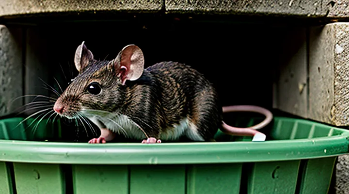 What to do if a mouse gets stuck in a well