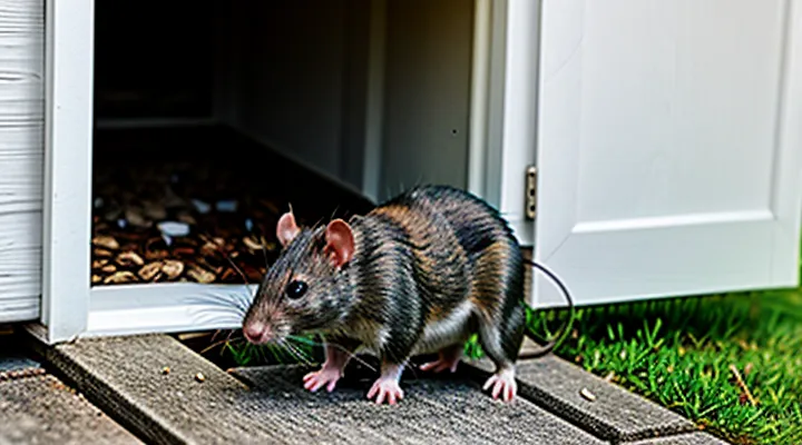 What to do if rats infest a house