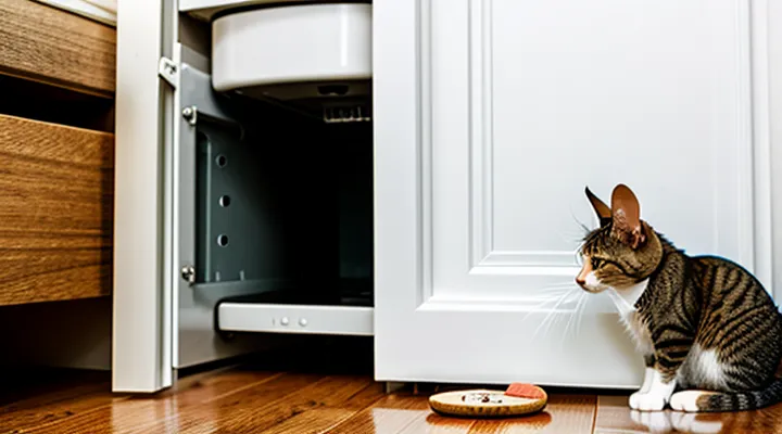 What to do when a cat catches a mouse