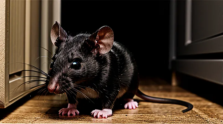 Where do black mice in the house come from
