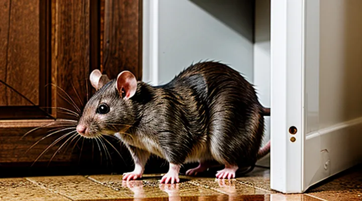 Where do rats appear in private houses