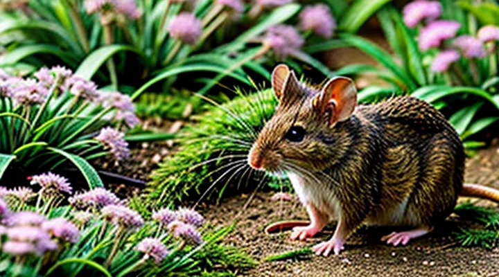 Which grass mice dislike in the garden