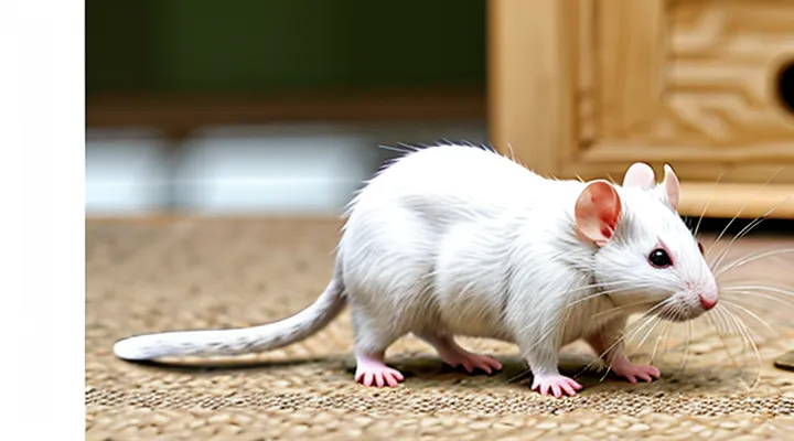White Decorative Rat: Care and Housing Details
