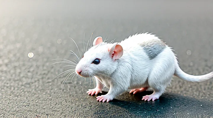 White Metallic Rat: Design Idea
