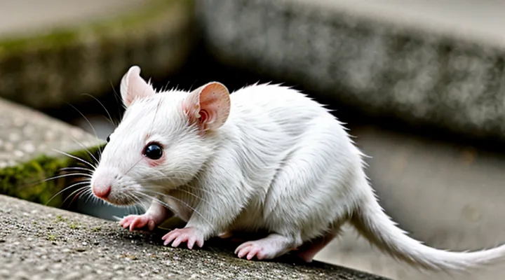 White Rat with Red Eyes: A Rare Variant