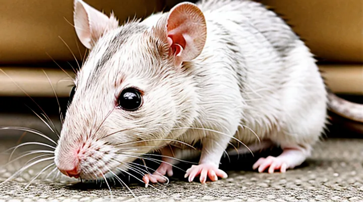 White spot on a rat's eye: causes and treatment
