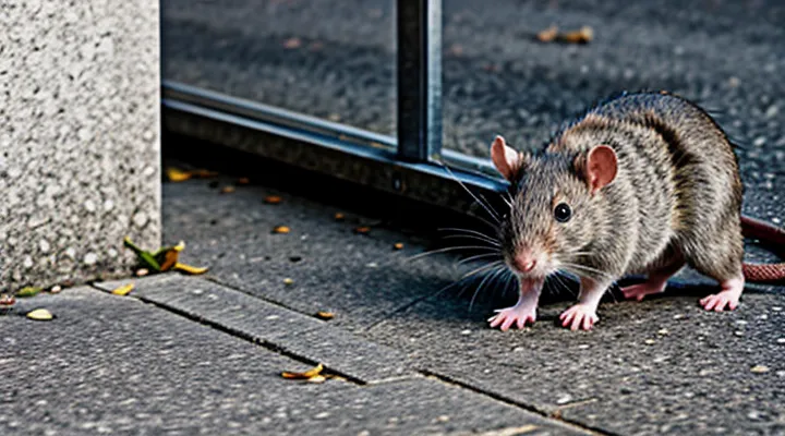 Why a Rat Rolls onto Its Side When Walking and Falls