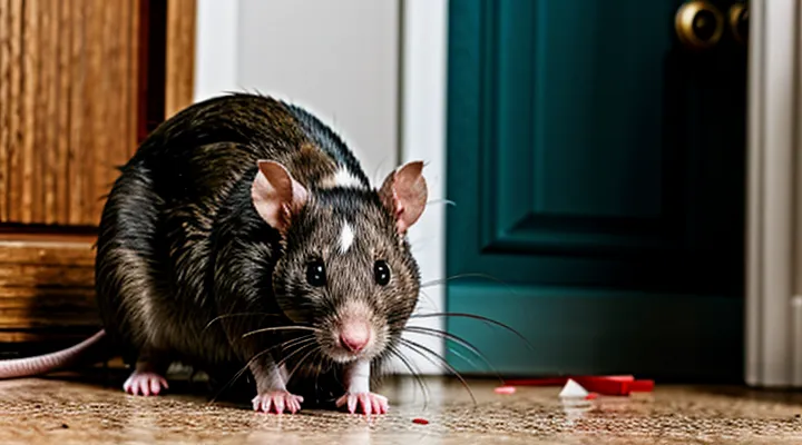 Why Does a Domestic Rat Have Blood Coming from Its Nose