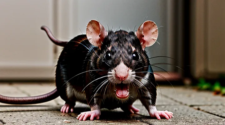 Why Does a Rat Gasp with Its Mouth Open