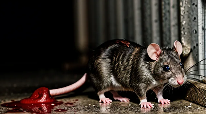 Why Does a Rat Have Blood Coming from Its Eye