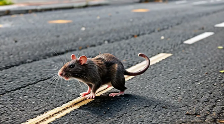 Why Does a Rat Run Along Corners and Split Them in Half