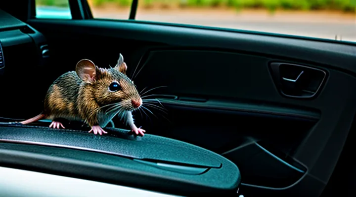 Why mice get into cars and how to remove them