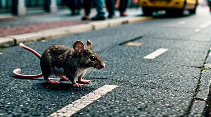 Why You Sometimes See a Mouse on the Street