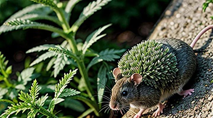 Wormwood as a Mouse Repellent in the Garden